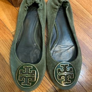 Tory Burch suede flats